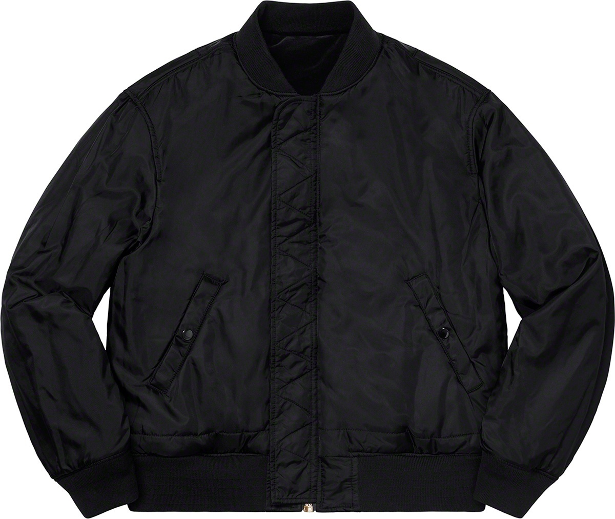 Clayton Patterson/Supreme Skulls Embroidered Velvet MA-1 view 20